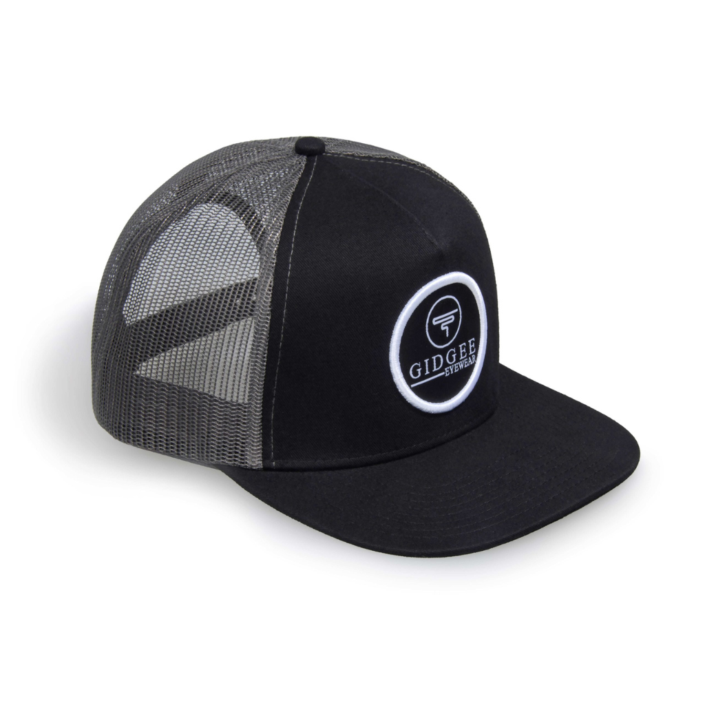 Gidgee Eyewear Trucker Cap - Black Flat Brim