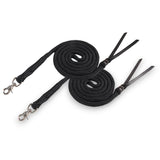 Guy McLean Rope Split Reins - Black