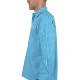 Hard Slog Mens Alonzo Shirt - Blue