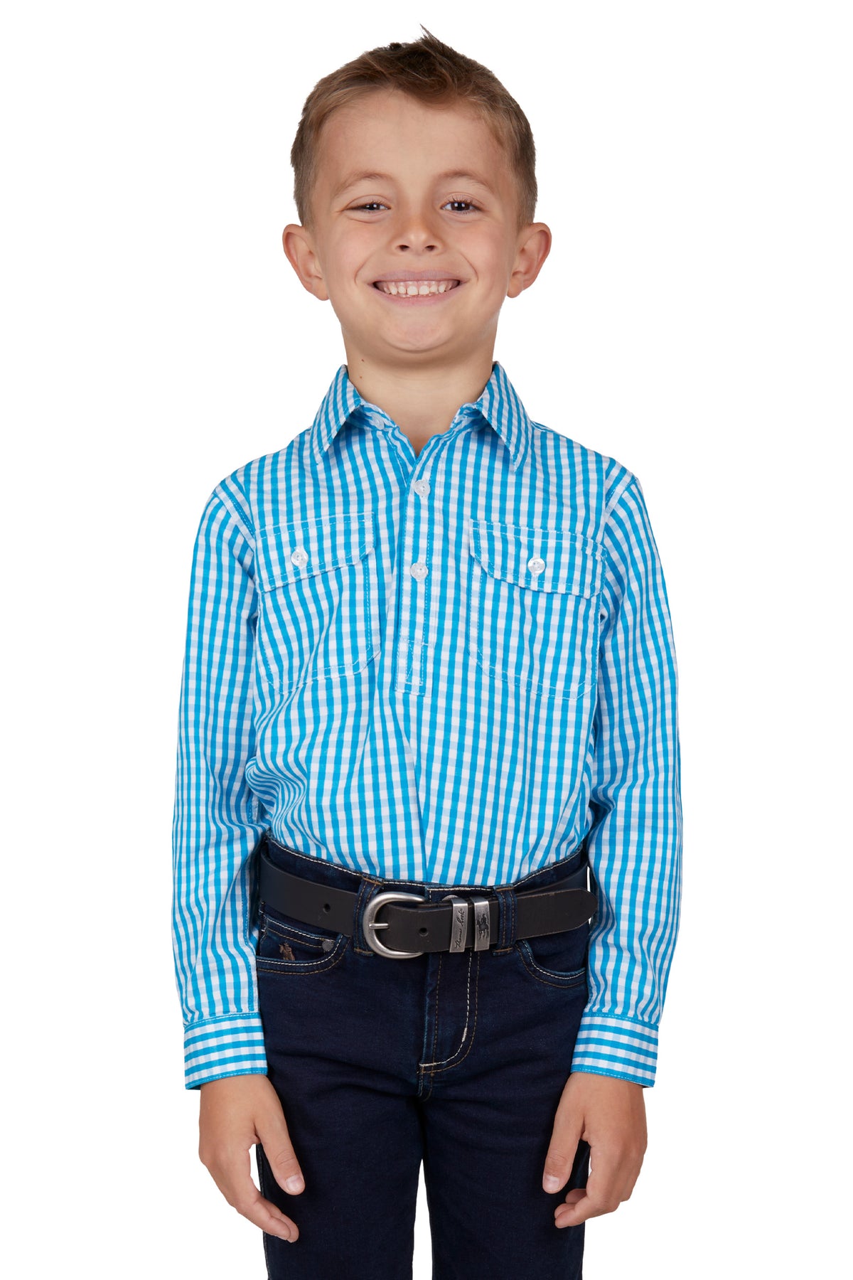 Hard Slog Kids Alonzo Shirt - Blue