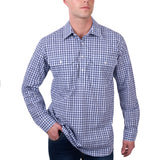 Hard Slog Mens Coney Shirt - Navy/Blue