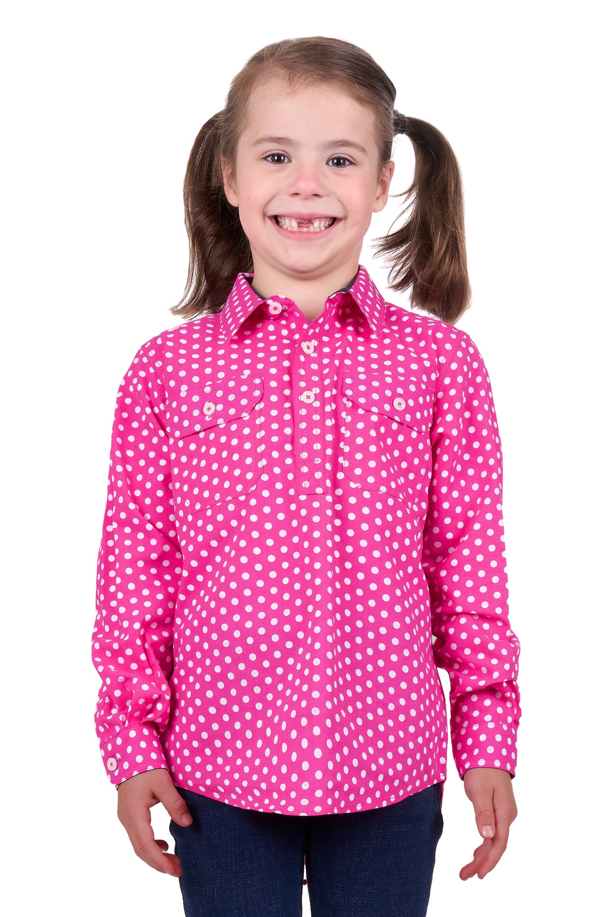 Hard Slog Kids Kelly Shirt - Pink