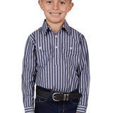 Hard Slog Kids Ken Shirt - Navy/White