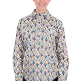 Hard Slog Womens Alba Shirt - Teal/Green