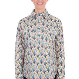 Hard Slog Womens Alba Shirt - Teal/Green