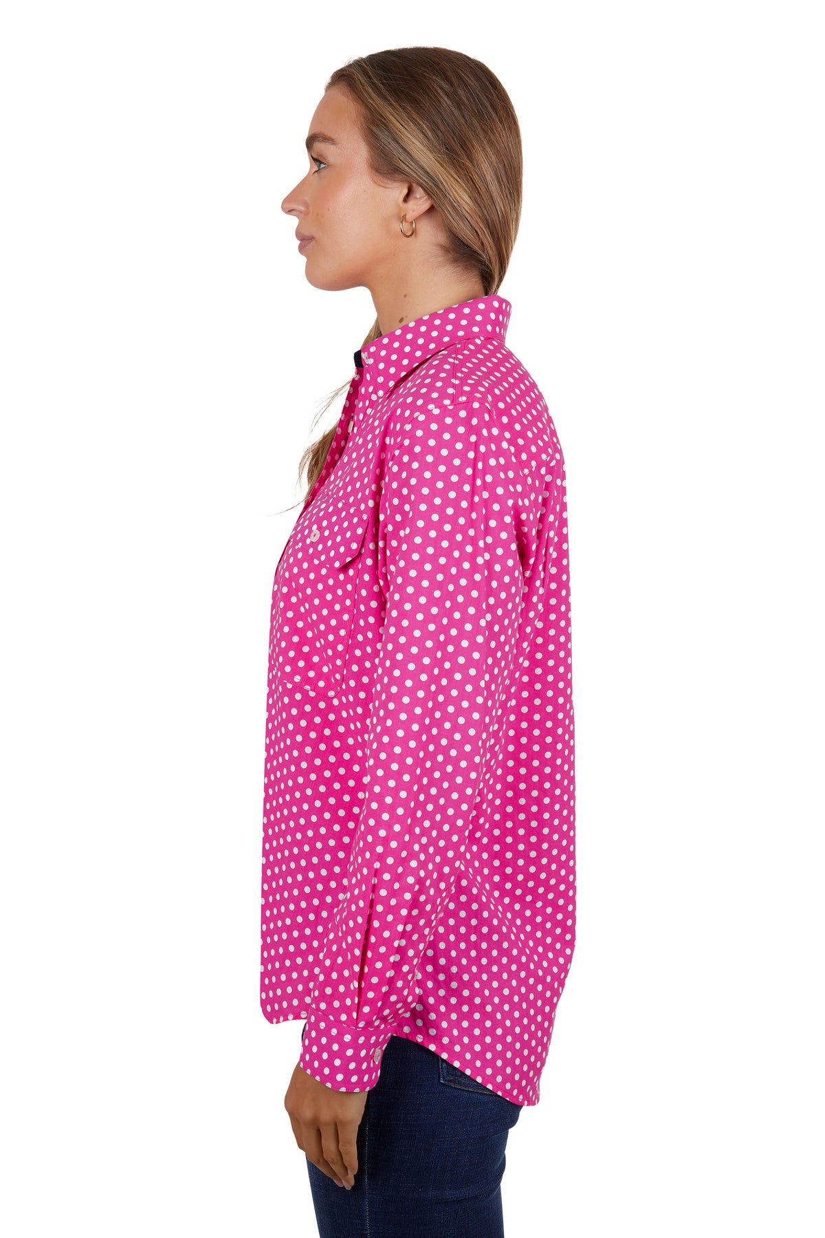 Hard Slog Womens Kelly Shirt - Pink