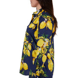 Hard Slog Womens Sana Shirt - Navy/Yellow