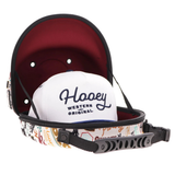 Hooey Cap Carrier - Cream/Black/Burgundy Rodeo Pattern