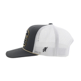 Hooey Trip Trucker Cap - Charcoal/White