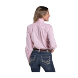 Just Country Womens Abbey Frills Full Button Shirt - Powder Pink