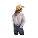 Just Country Womens Abbey Shirt - Nougat/White Check