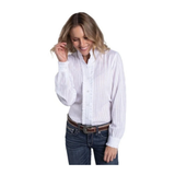 Just Country Womens Abbey Frills Shirt - White Lace