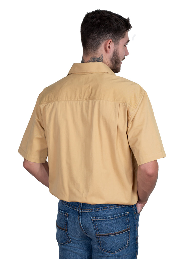 Just Country Mens Adam Workshirt - Sand