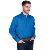 Just Country Mens Cameron Workshirt - Nautical