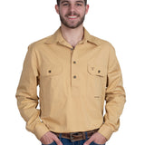 Just Country Mens Cameron Workshirt - Sand
