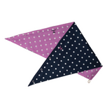 Just Country Womens Carlee Double Sided Scarf - Radiant Orchid/Navy Dots