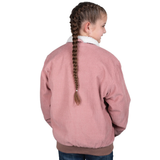 Just Country Junior Diamantina Sherpa Corduroy Jacket - Dusty Pink