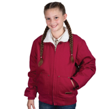Just Country Junior Diamantina Sherpa Jacket - Berry