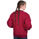 Just Country Junior Diamantina Sherpa Jacket - Berry