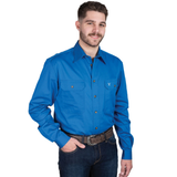 Just Country Mens Evan Full Button Shirt - Nautical