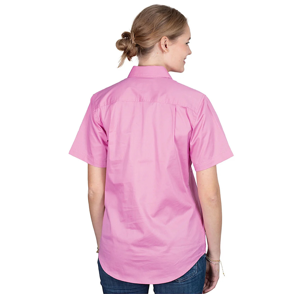 Just Country Womens Evie Short Sleeve Shirt - Musk