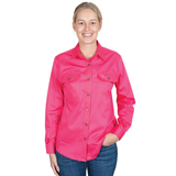 Just Country Womens Brooke Workshirt - Hot Pink