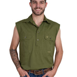 Just Country Mens Jack Workshirt - Olive