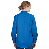 Just Country Womens Jahna Half Button Workshirt - Nautical