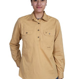 Just Country Womens Jahna Workshirt - Sand