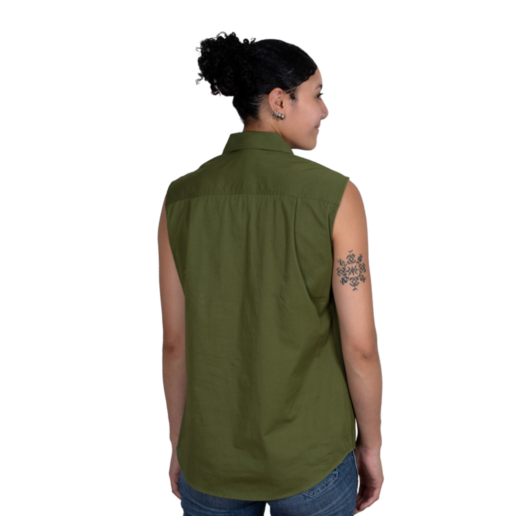 Just Country Womens Kerry Workshirt - Olive