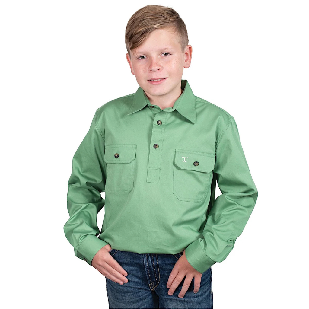 Just Country Boys Lachlan Workshirt - Jade