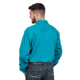 Just Country Mens Cameron Workshirt - Ocean