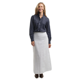 Just Country Womens Abbey Frill Shirt - Navy/White Mini Spots