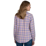Just Country Jahna Flannel Shirt - Orchid/Peach