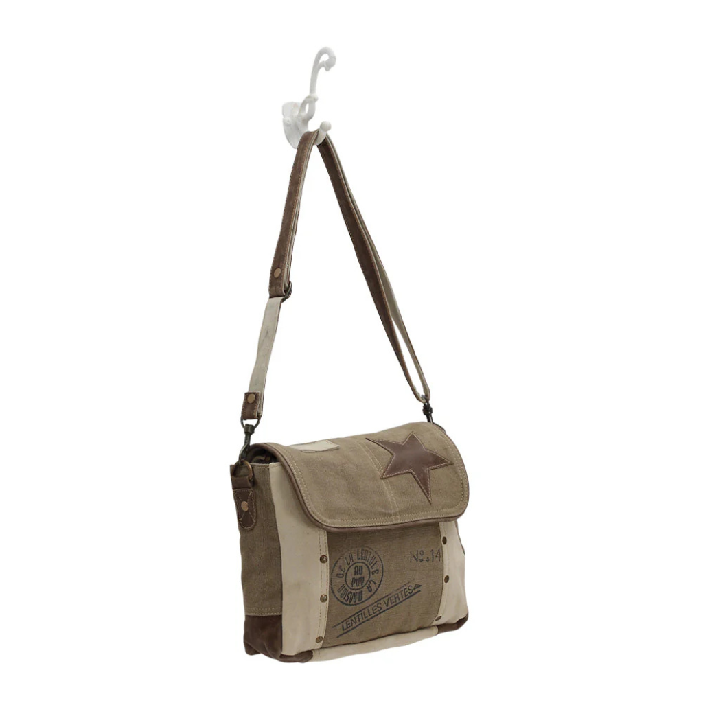 Leather Star Shoulder Bag