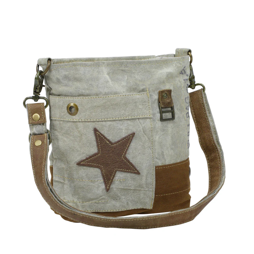 Leather Star Small Crossbody Bag