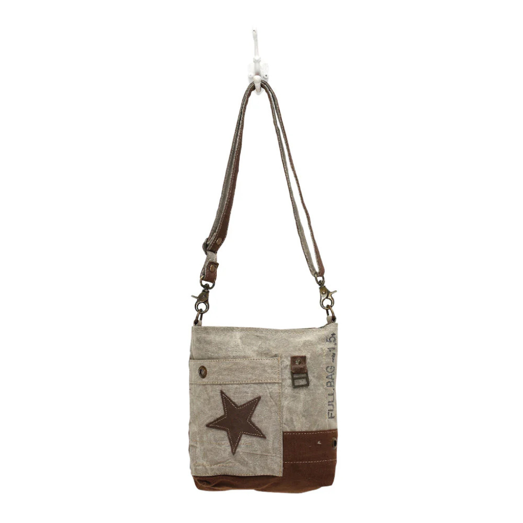 Leather Star Small Crossbody Bag