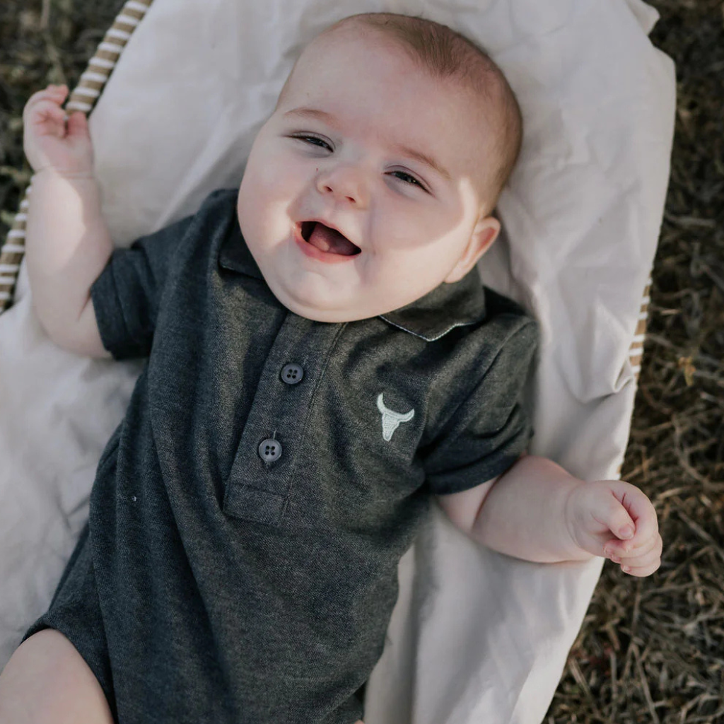 Little Windmill Benny Polo Romper