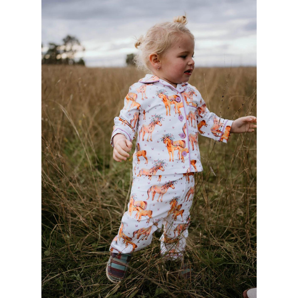 Little Windmill Magical Horse Lush Jersey Pyjamas