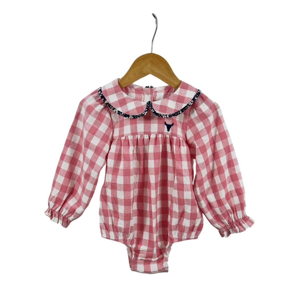 Little Windmill River Chucky Gignham Romper