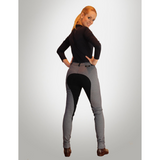 Lyndi J Ladies Original Fit Sticker Jodphurs- Blue Velvet