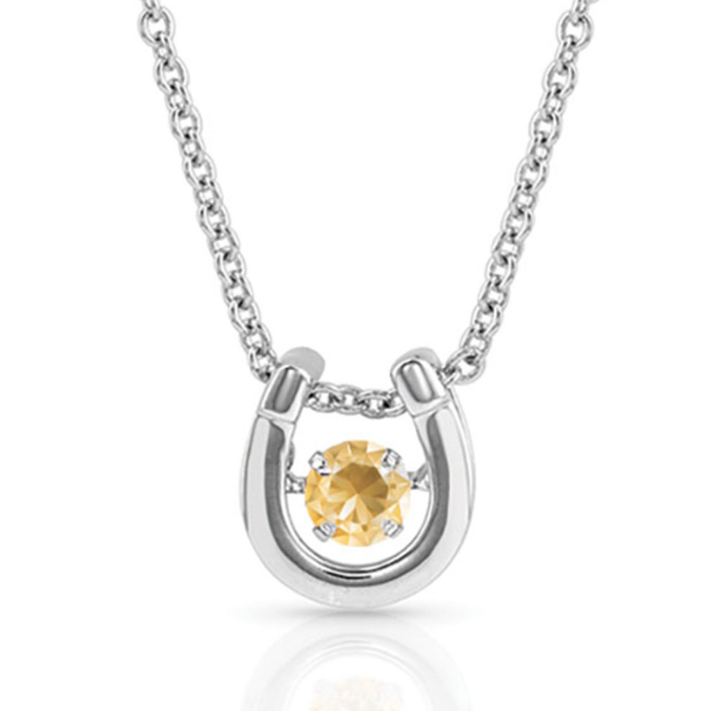 Montana Necklace - Birthstone Sign