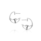 Montana Earrings - Silhouette Longhorn