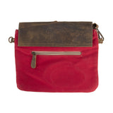 Navajo Ladies Handbag - Cream/Orange/Blue