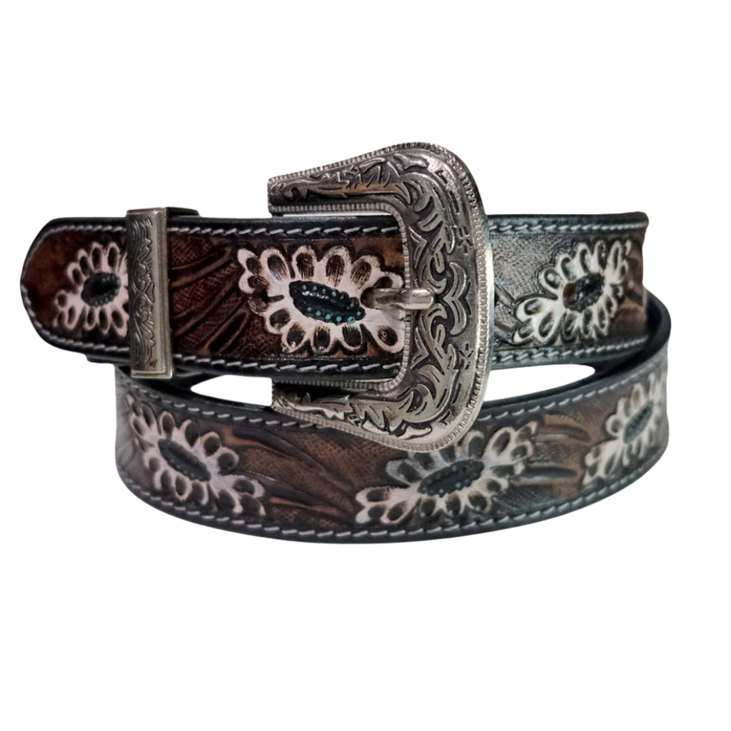 Outback King Western Belt - Daisy Delight