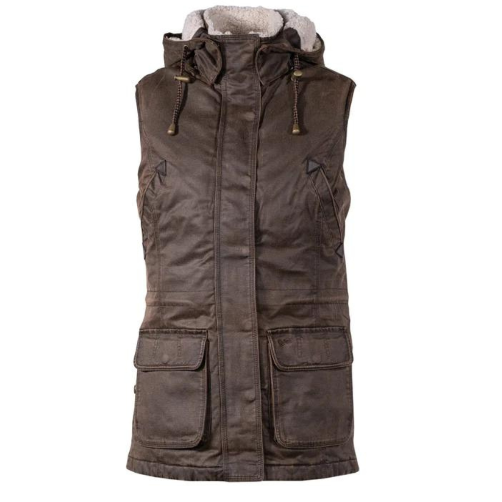 Outback Trading Womens Woodbury Vest - Brown