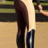 Performa Ride Womens Hunter Two Tone Show Tights - Beige