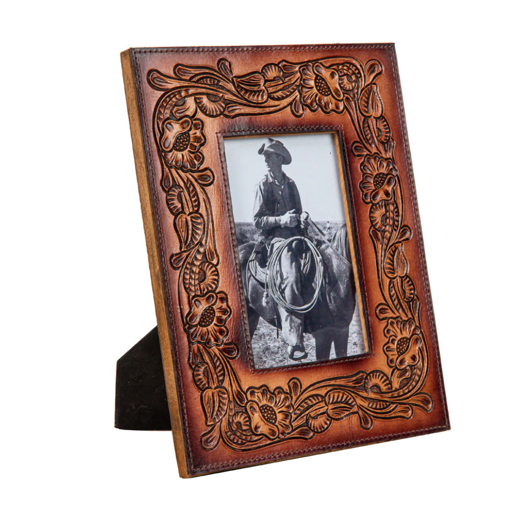 This Moment In Time Hand Tooled Photo Frame