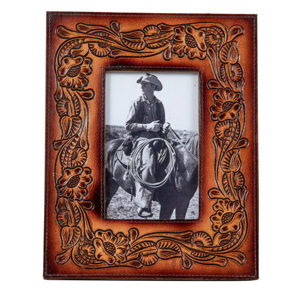 This Moment In Time Hand Tooled Photo Frame