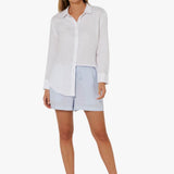 Pilbra Womens Florence Classic Linen Shirt - White